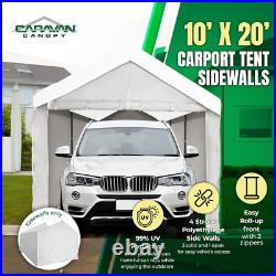 Waterproof Polyethylene Sidewalls for Domain Carport UV Protection Included