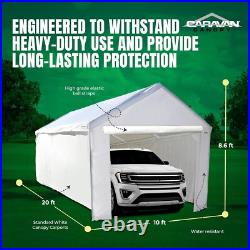 Waterproof Polyethylene Sidewalls for Domain Carport UV Protection Included