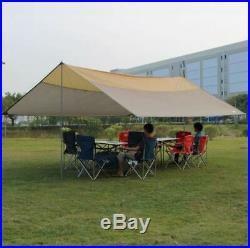 Waterproof Rainfly Camping Patio Yard Beach Wedding Gazebo Awning Canopy Tent