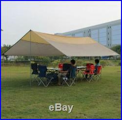 Waterproof Rainfly Camping Patio Yard Beach Wedding Gazebo Awning Canopy Tent
