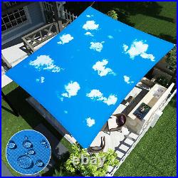 Waterproof Shade Sail Rectangle Sun Canopy Cover for Garden Patio Awning Outdoor