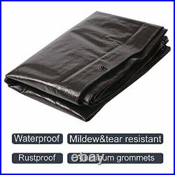 Waterproof Tarps Heavy Duty 9 Mil Thick Rain Covers Drop Cloths Camping Tents Co