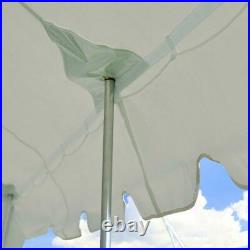 Weekender 20x20' USED Pole Tent Canopy White Event Party Waterproof Vinyl Top