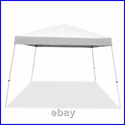 White 12x12 Outdoor Portable Canopy Tent Shelter Sun Shade Camping Beach Picnic