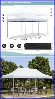 White Canopy Pop -Up Tent