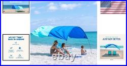 Wind-Powered Portable Sun Shade 75 Sq. Ft. Of Shade