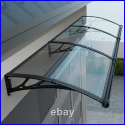 Window Awning Door Canopy for Porch 40x120 DIY Patio Awning Outdoor Roof Cover