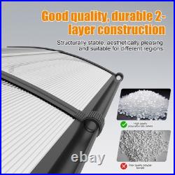 Window Awning Door Canopy for Porch 40x120 DIY Patio Awning Outdoor Roof Cover