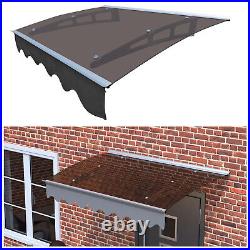 Window Door Awnings Canopy Snow Rain Protector Cover for Masonry Concrete Wall