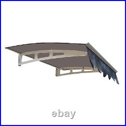 Window Door Awnings Canopy Snow Rain Protector Cover for Masonry Concrete Wall