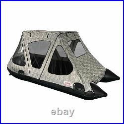 Winter Waterproof Canopy Tent 6'x5' for Inflatable Boats 12.5' long Wind Protect