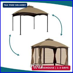 Wonwon Universal Replacement Mosquito Netting Outdoor Gazebo Canopy 4-Panel Sc