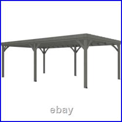 Wooden Pavilion With Seat