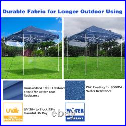 Xcceries Heavy Duty EZ Pop Up Canopy Outdoor Sunshade Party Instant Tent 10' 20