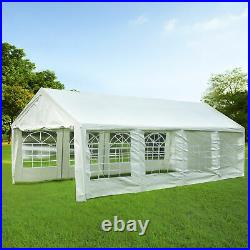 YITAHOME 13'x26' Canopy Gazebo Wedding Party Outdoor Tent Carport withWindow Walls
