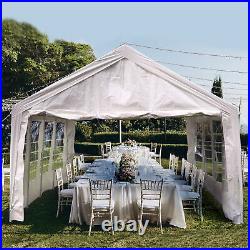 YITAHOME 32'x16' Canopy Gazebo Heavy Duty White Carport Wedding Party Tent Patio