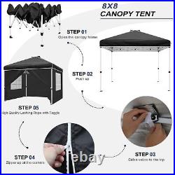 Yoyomax 8'x 8' Pop Up Canopy Instant Folding Gazebo Outdoor Lightweight Gazeb